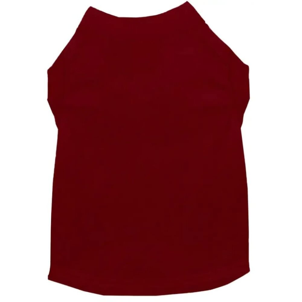 Blank Pet Shirts 10-Pk, Maroon XS (Fits 0-3 lbs)